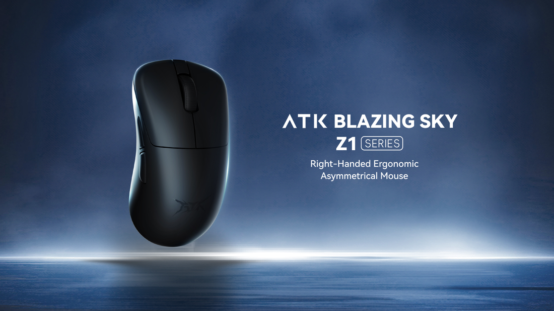 The First-Ever Right-Handed Ergonomic Asymmetrical Mouse — ATK Blazing Sky Z1 Series