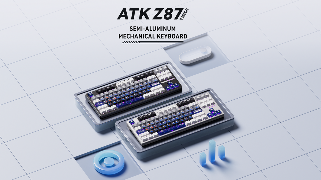 ATK Z87 Semi-Aluminum Mechanical Keyboard: The Perfect Combination of Aesthetics and Performance