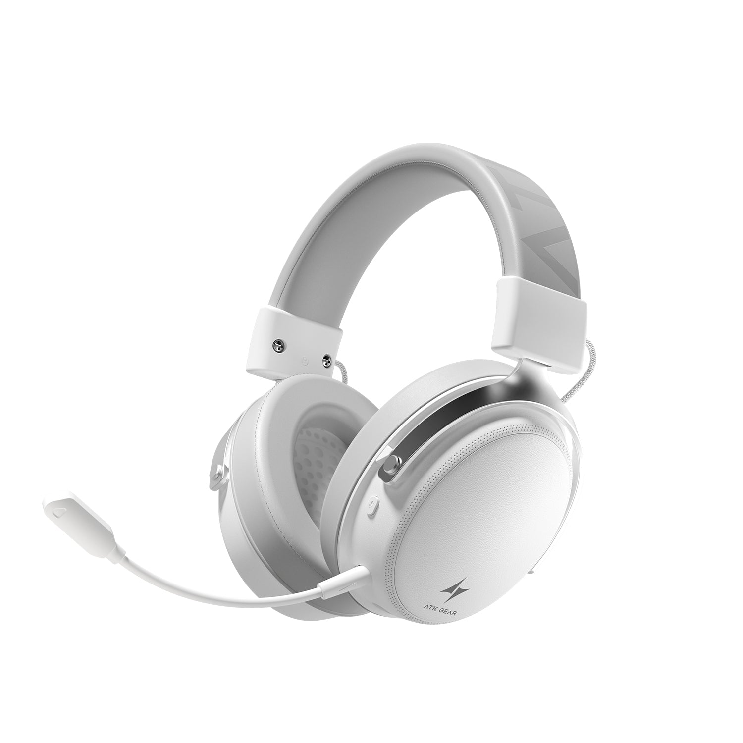 ATK Neptune N9 white wireless eSports gaming headset with microphone and 53mm drivers