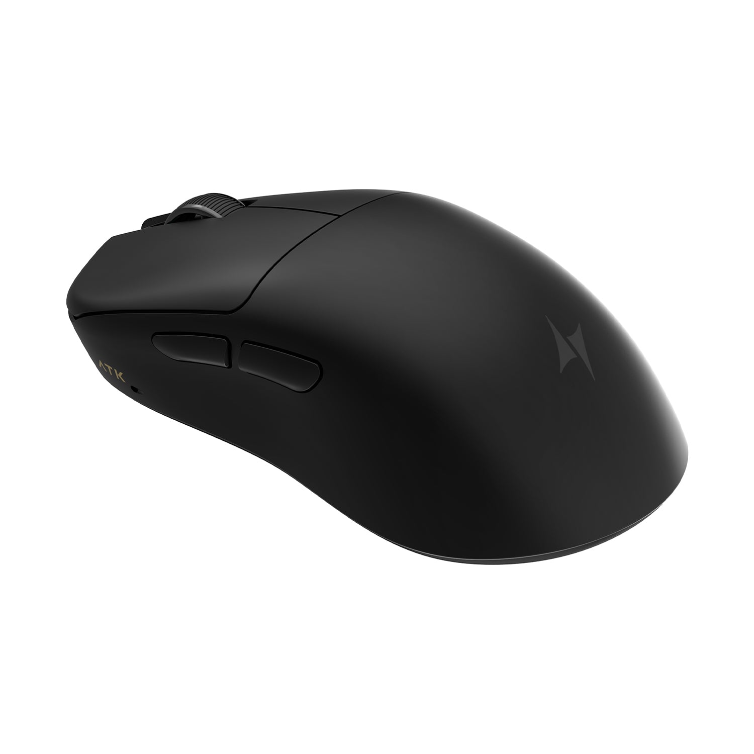 Black ATK Blazing Sky U2 V2 superlight wireless gaming mouse with scroll wheel and side buttons.