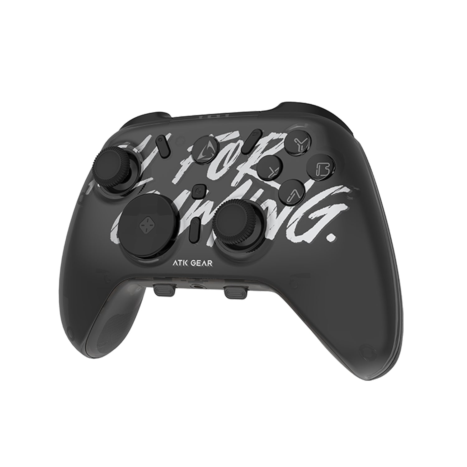 ATK AXE Series Tri-Mode Wireless Game Controller with graffiti "FIGHT FOR GAMING"