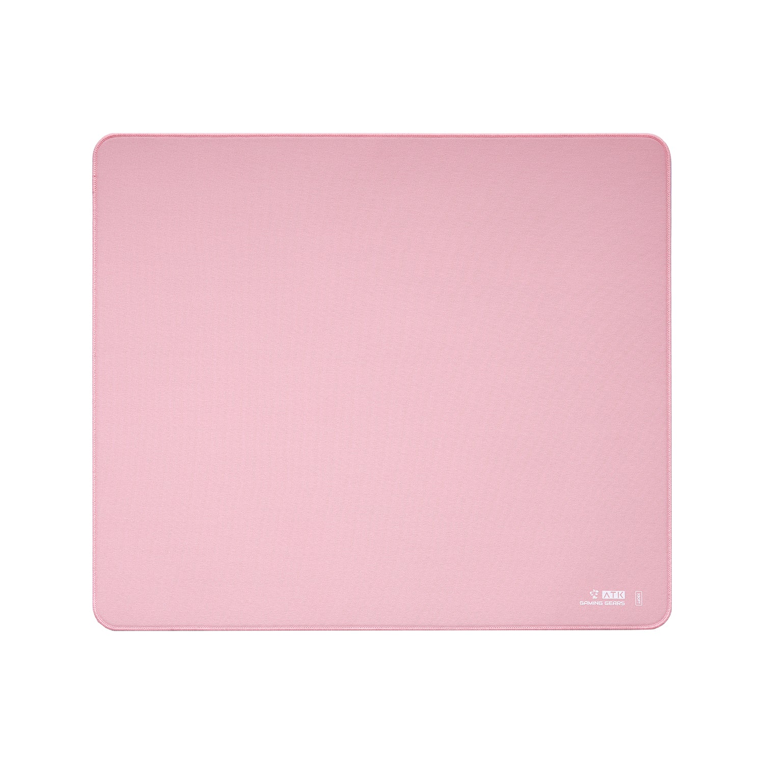ATK Sky XSoft pink gaming mouse pad with composite weave surface and recessed edge