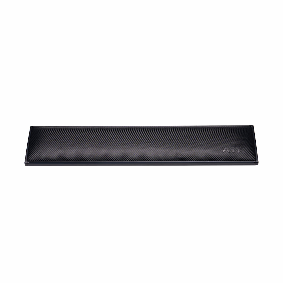 ATK Aluminum Alloy Keyboard Wrist Rest with PU leather surface and chamfered edges.