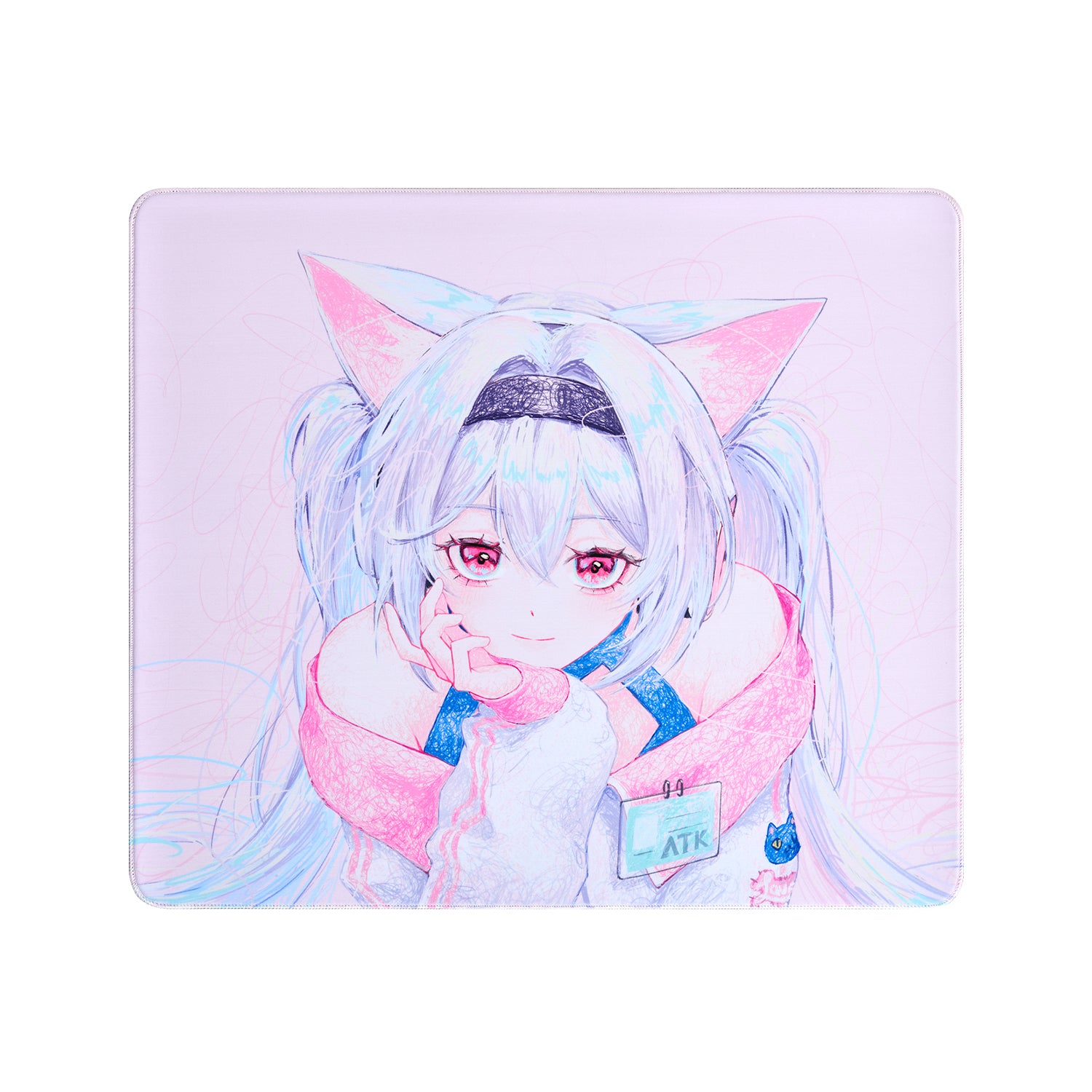 ATK Sunny Rain XSoft mouse pad with anime girl graphic