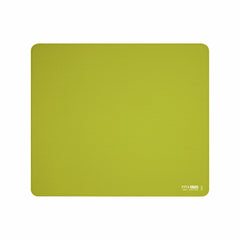 Lime green ATK 99G XSoft eSport gaming mousepad with rounded corners and woven texture. Product appearance.