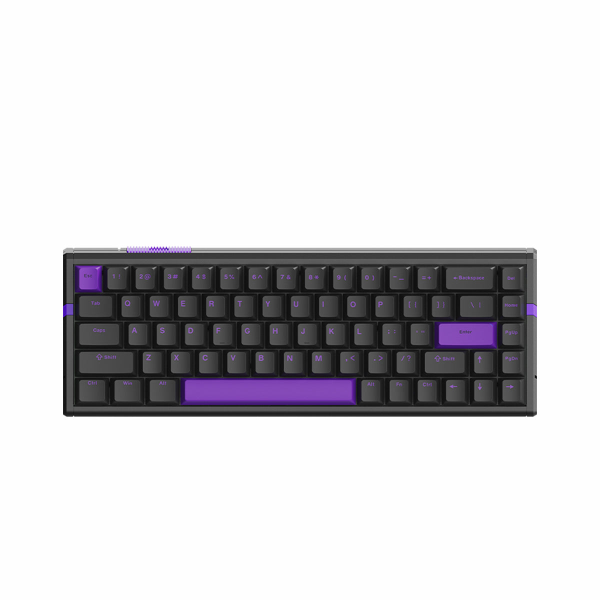 ATK RS6 black 65% aluminum Hall Effect keyboard with purple accents
