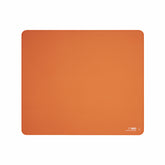 ATK Sky XSoft orange gaming mousepad with woven texture and recessed edge, showcased for product appearance.