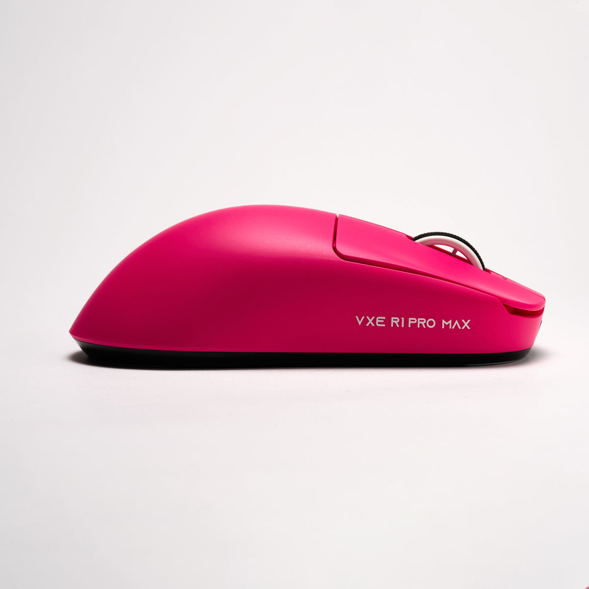 VXE R1 PRO MAX pink wireless gaming mouse side view