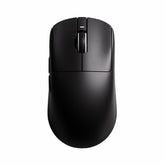 VXE Dragonfly R1 wireless gaming mouse, black, ergonomic, top-down view, product appearance.