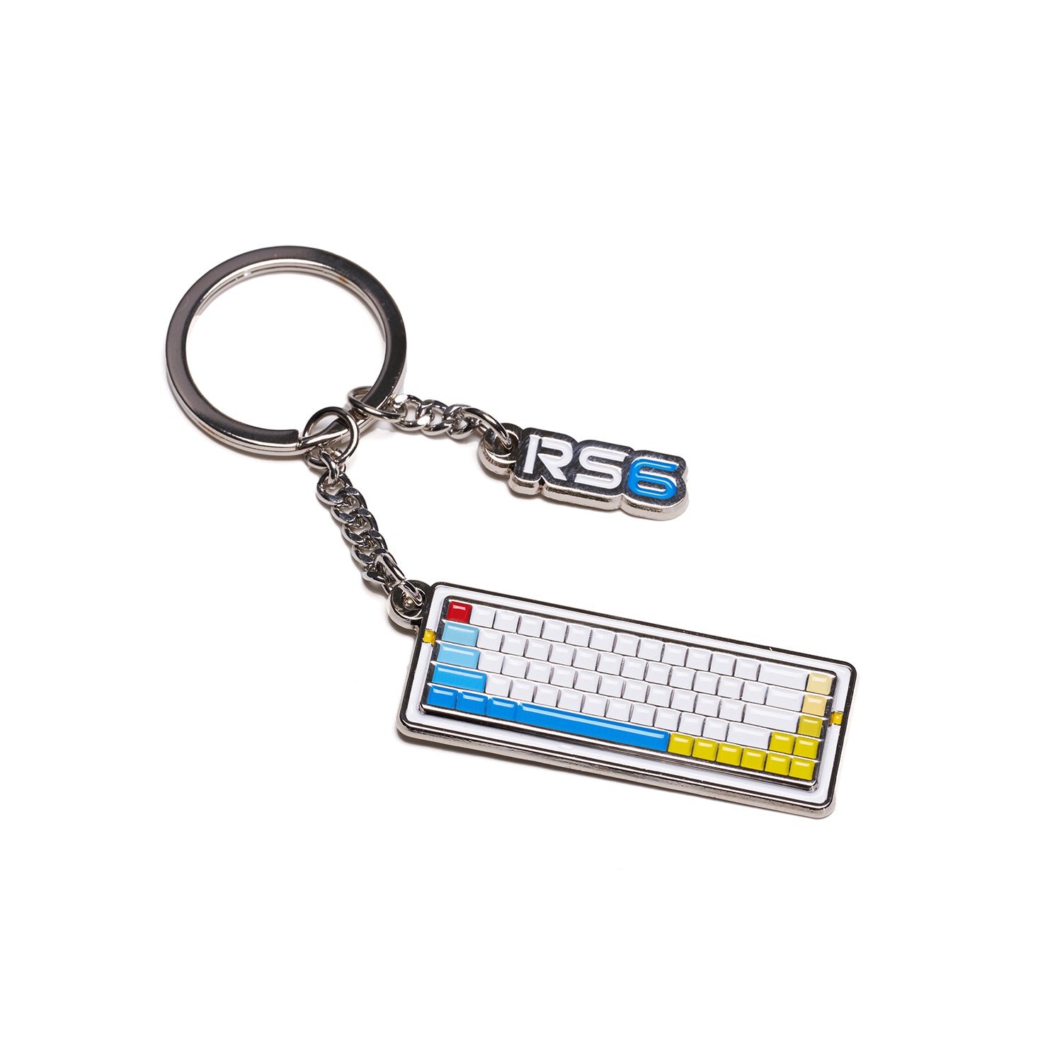 ATK RS6 Chaveiro colecionável mini de metal em formato de teclado