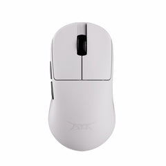 ATK Blazing Sky U2 Mini white wireless gaming mouse with a black scroll wheel and side buttons.