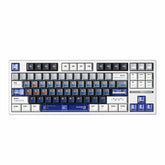 ATK Z87 Wireless Mechanical Keyboard with silver aluminum top case and periodic table themed keycaps.