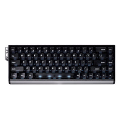 Black ATK 68 RX eSports keyboard, 65% compact layout, frosted PC keycaps, and subtle LED backlighting.