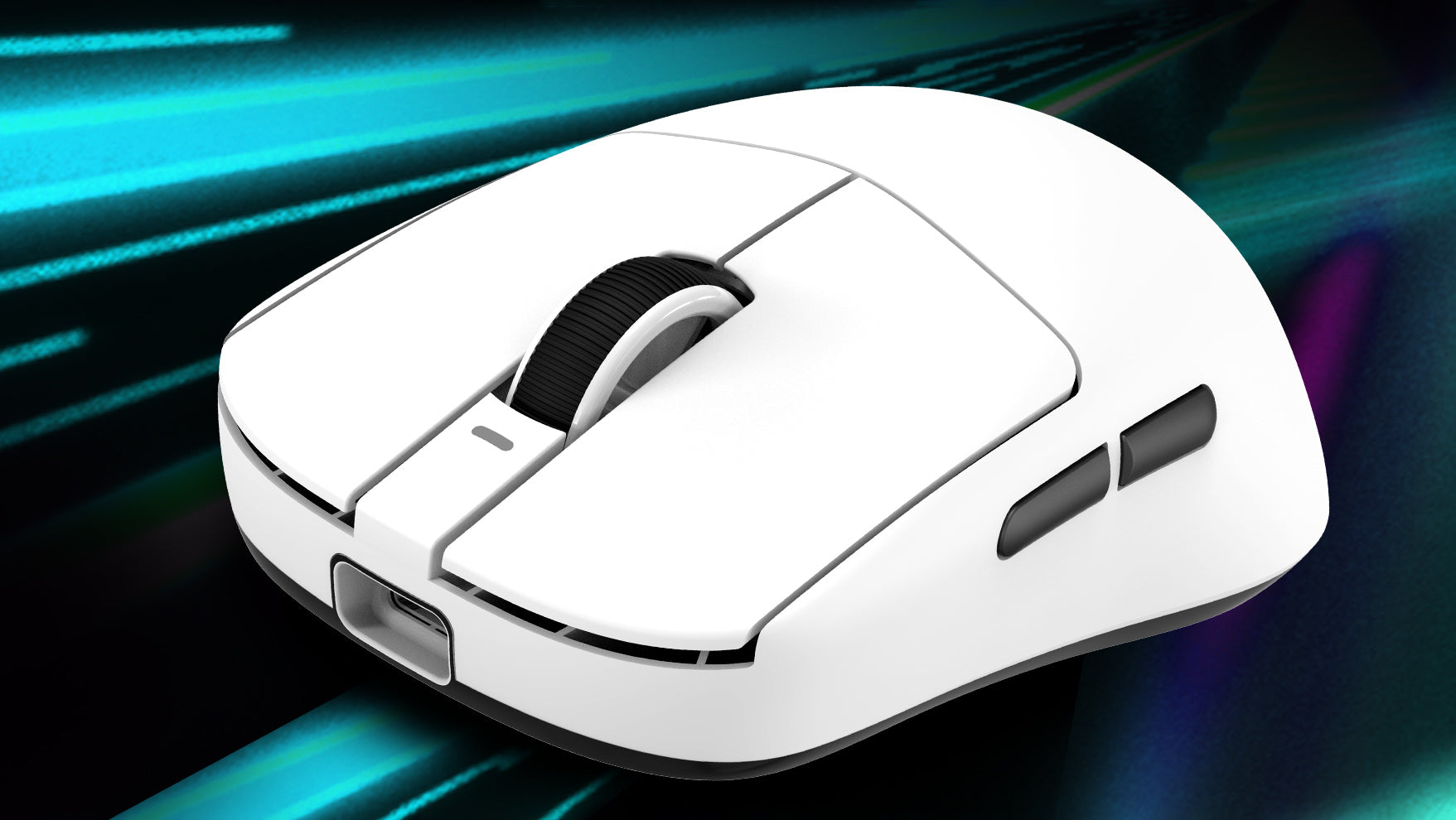 Lightweight gaming mouse design illustration