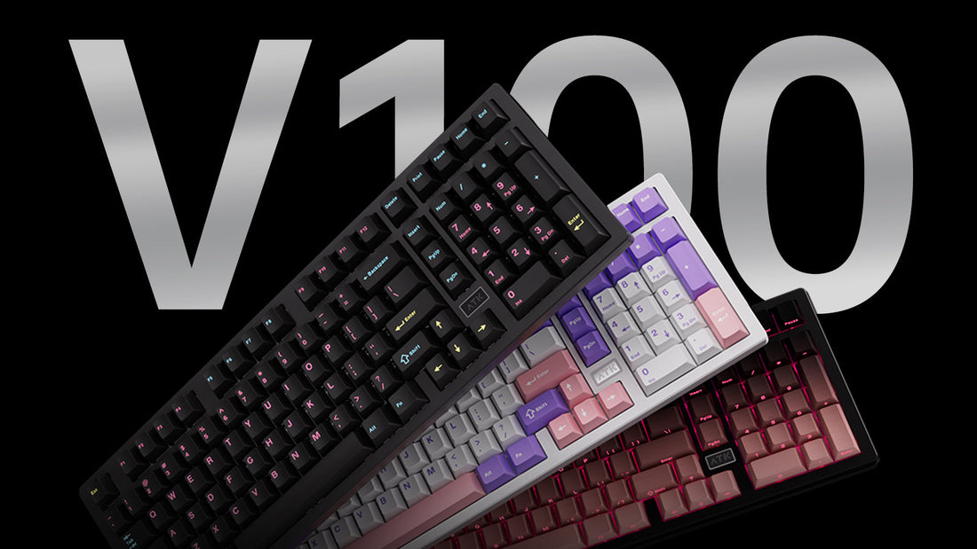 A close-up of the keyboard's side showing the 2.4GHz wireless and Bluetooth connectivity switch.