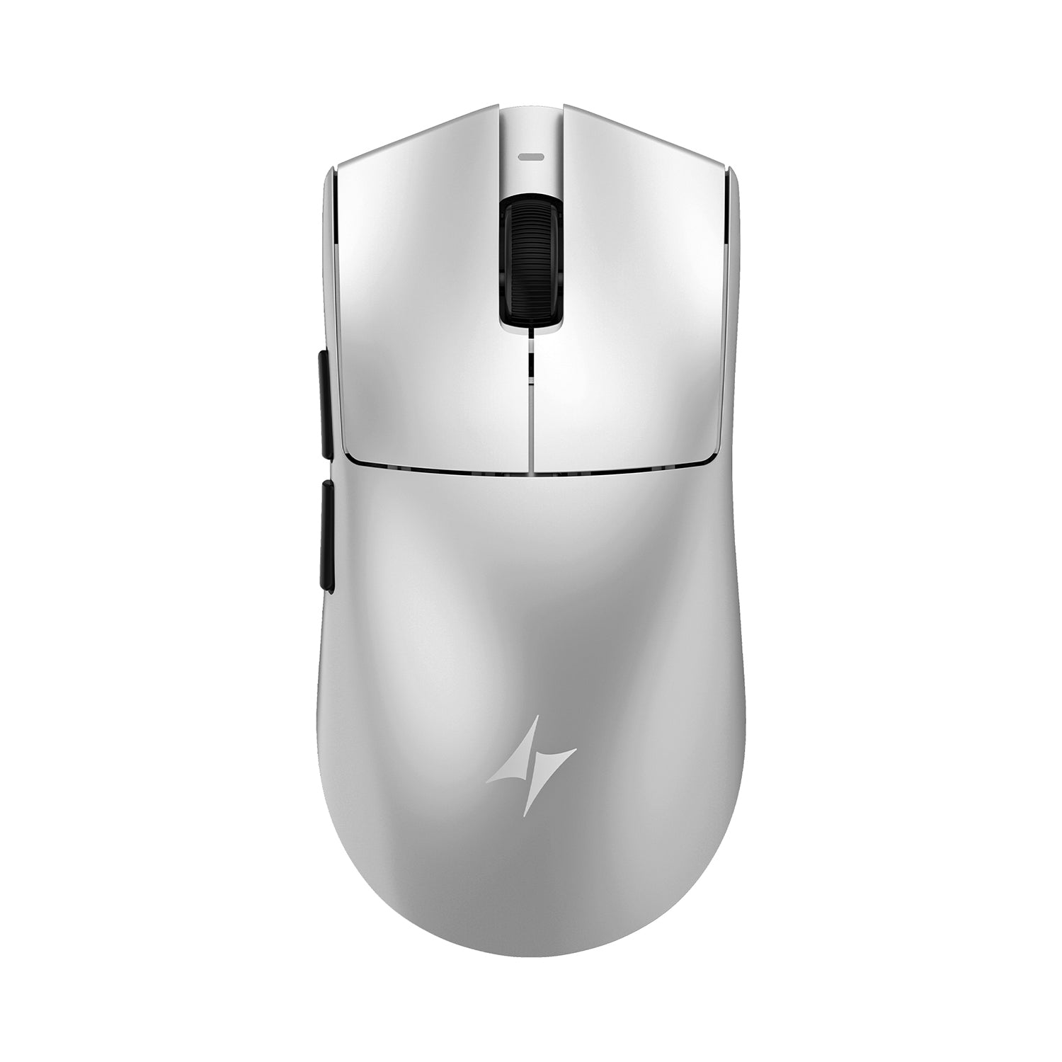 ATK Blazing Sky X1 V2 Series esports wireless mouse, silver, top-down view