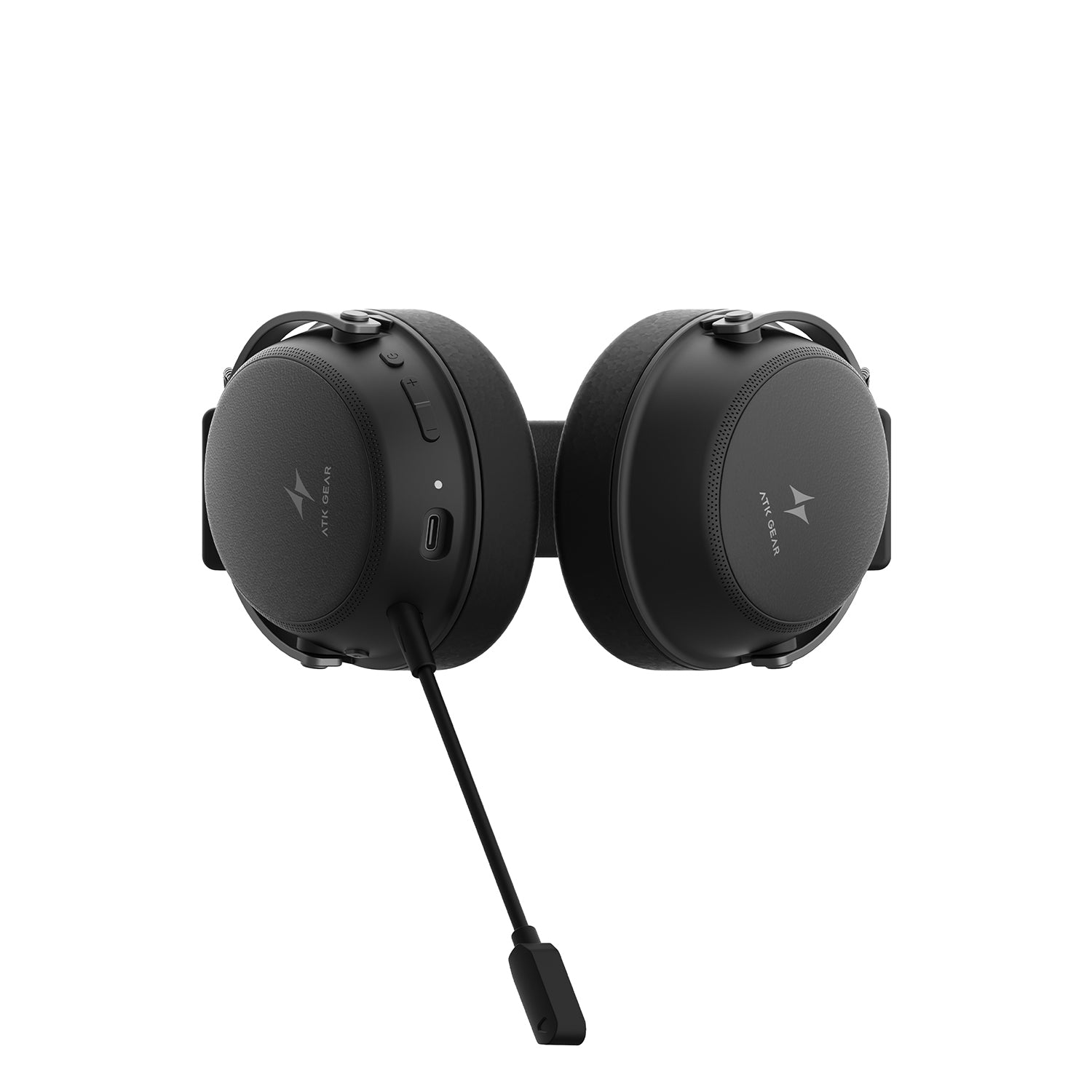ATK Neptune N9 wireless gaming headset with detachable microphone, black