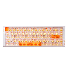 ATK RS6 Air Esports Hall Effect Keyboard with frosted translucent keycaps and orange backlighting