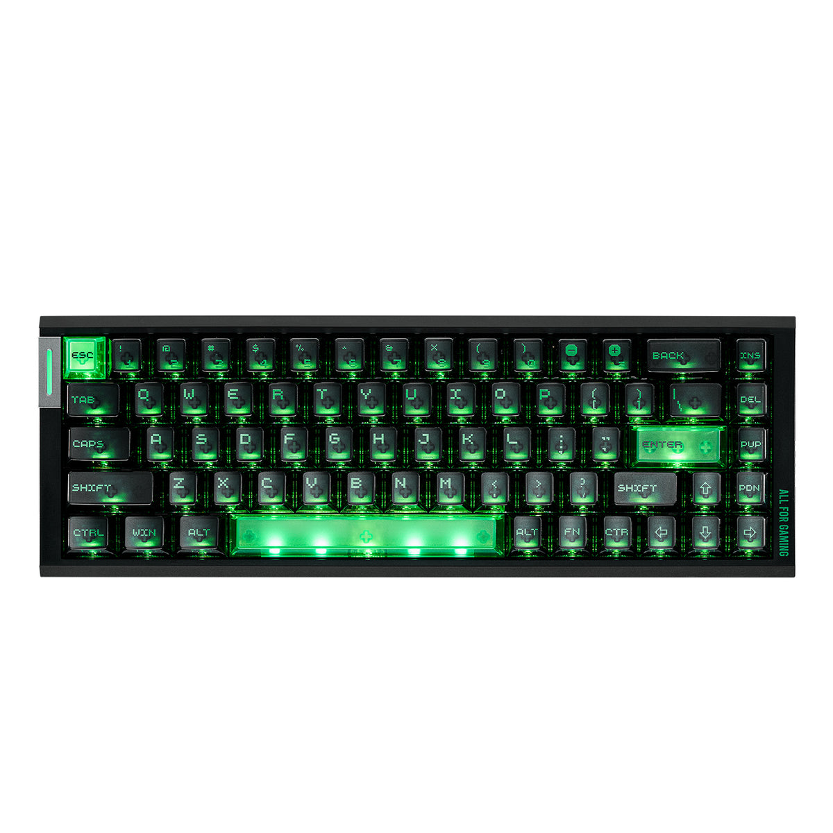 Large ATK gaming mouse pad with a dark esports-style surface designed for a keyboard and mouse setup