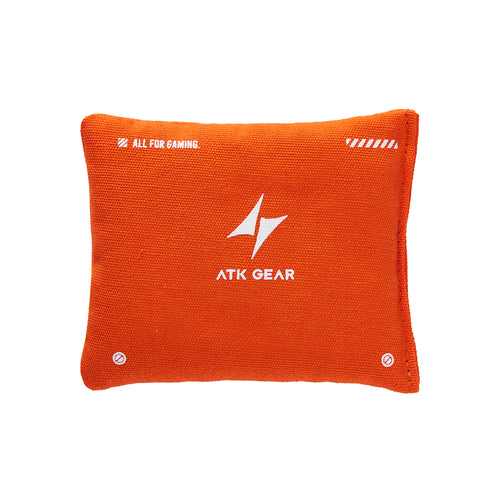 Orange ATK Esports handheld sweat bag with white lightning bolt logo and "ATK GEAR" text.