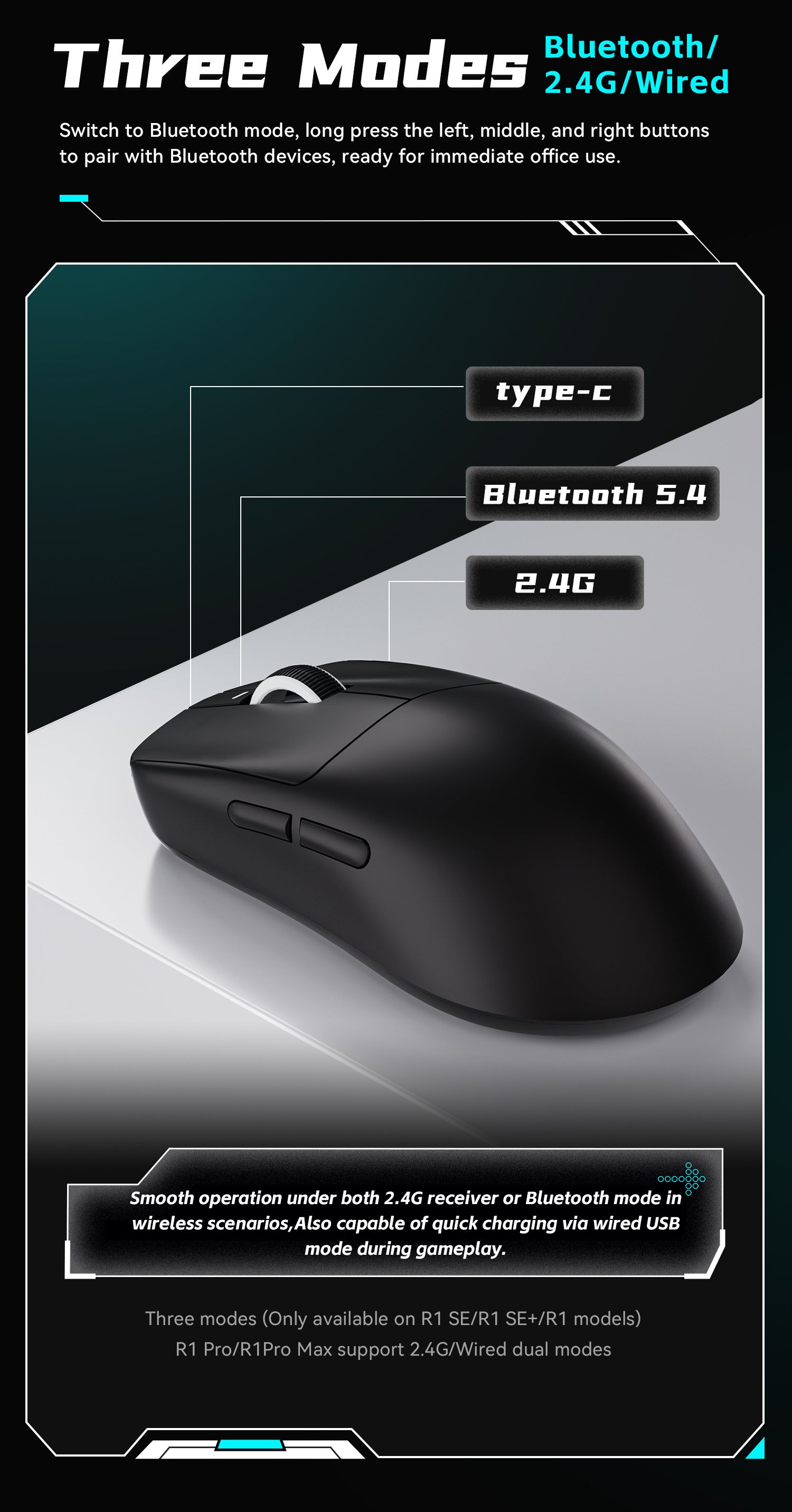 VXE Dragonfly R1 Series Wireless Mouse