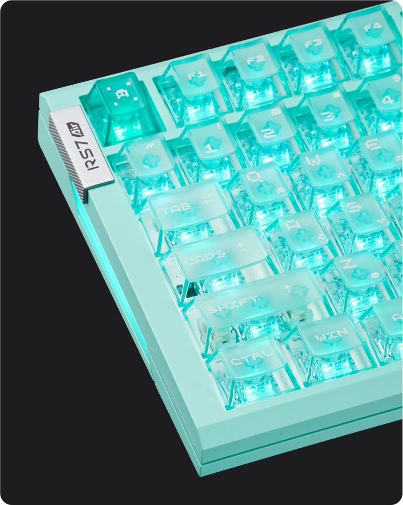 Frosted Translucent Keycaps