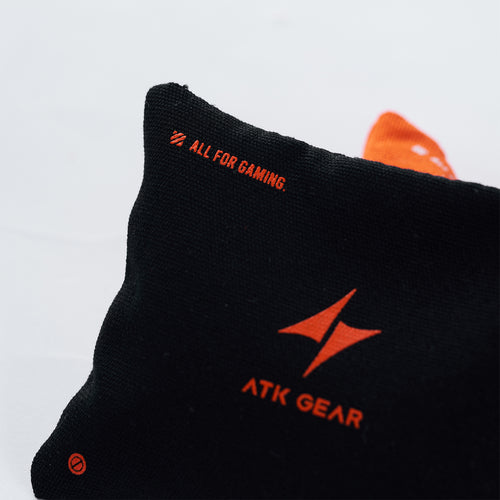 ATK Esports Handheld Sweat Bag with 'ALL FOR GAMING' text and ATK GEAR logo