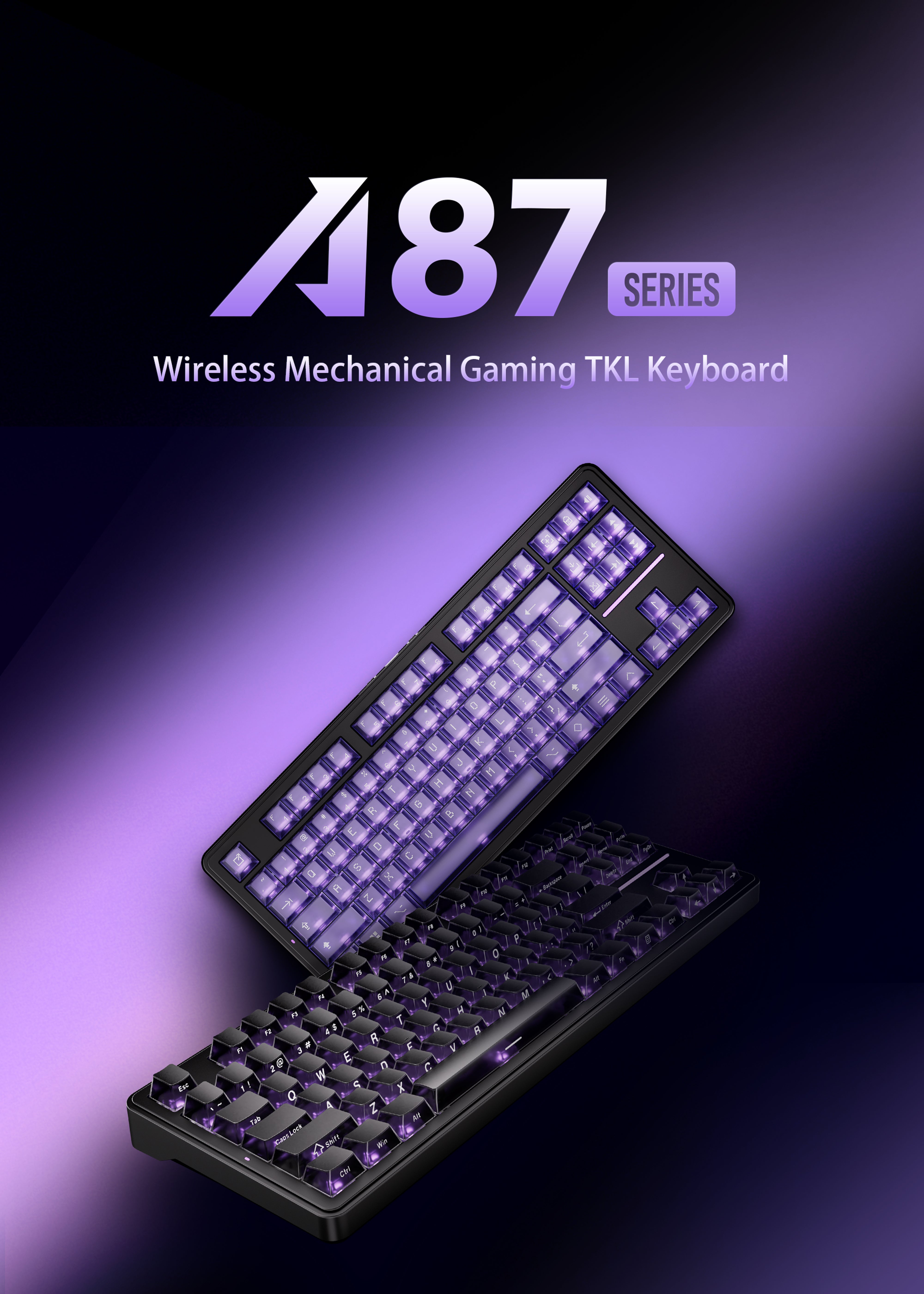 atkさま購入ページ ATK(VXE) A75 Magnetic Keyboards Gradient Pink A75 - 製品詳細