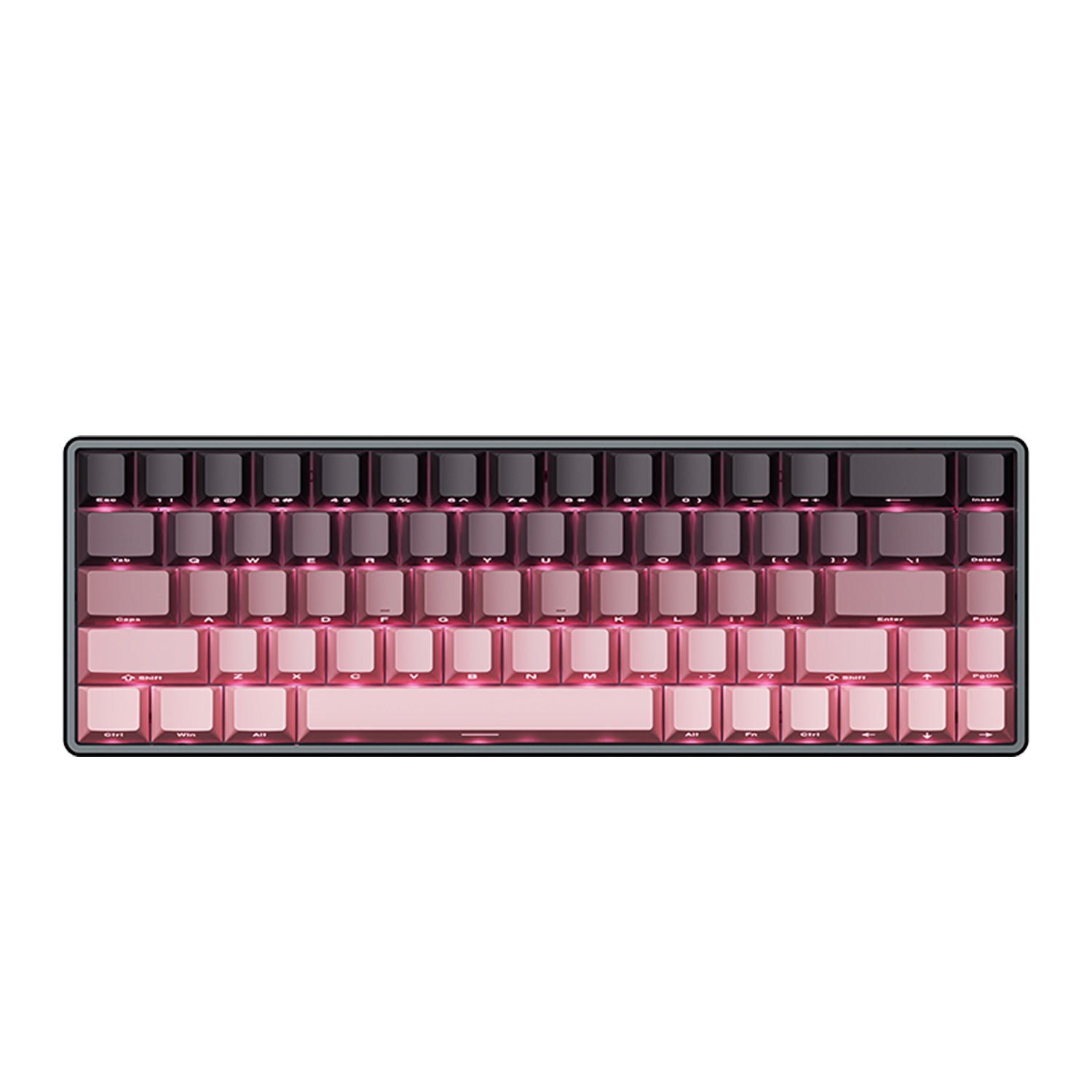 ATK 68 V3 eSports keyboard with pink keycaps and CNC aluminum case