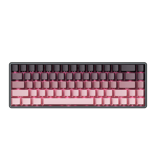 ATK 68 V3 eSports keyboard with pink keycaps and CNC aluminum case