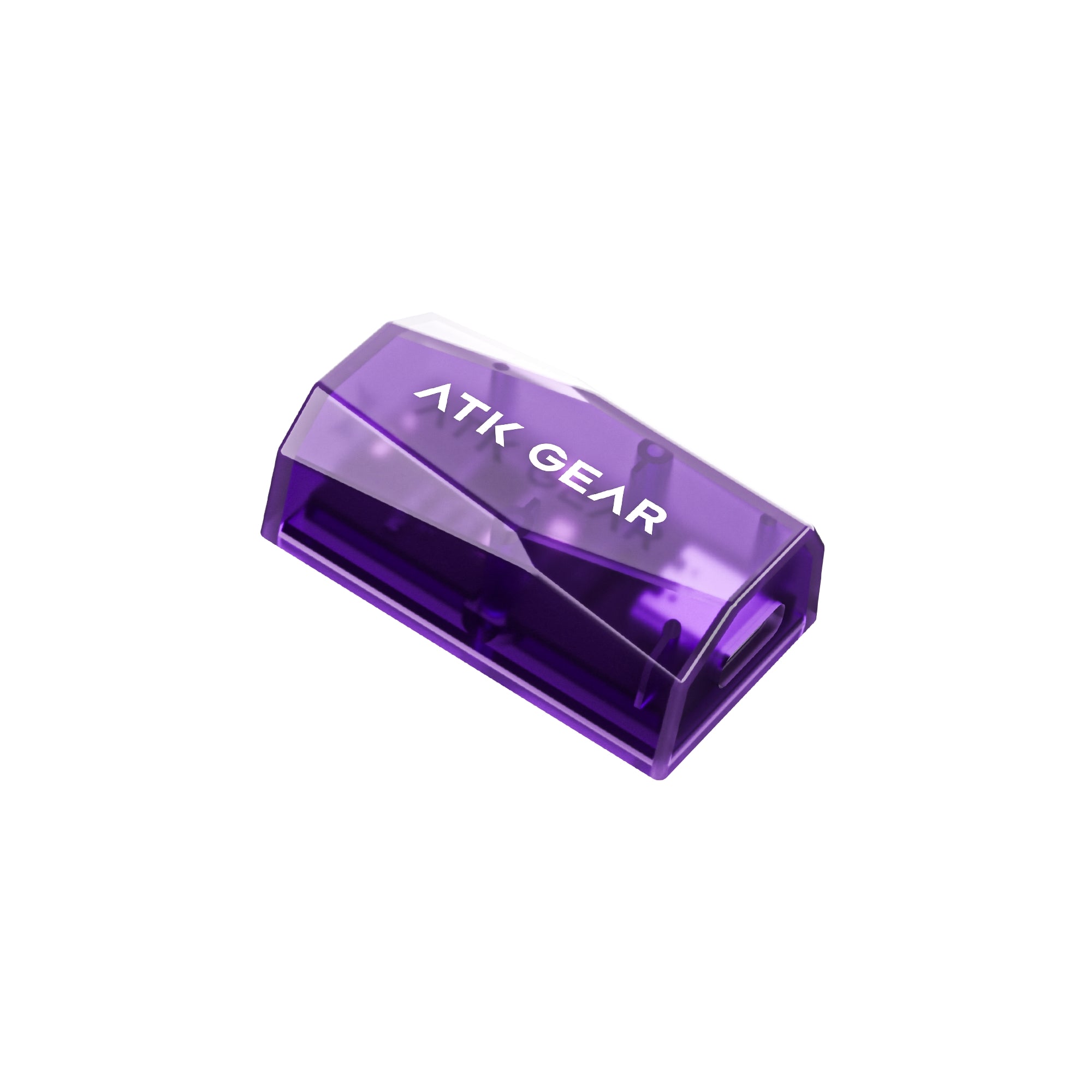 ATK GEM 8K Wireless Dongle with purple translucent casing