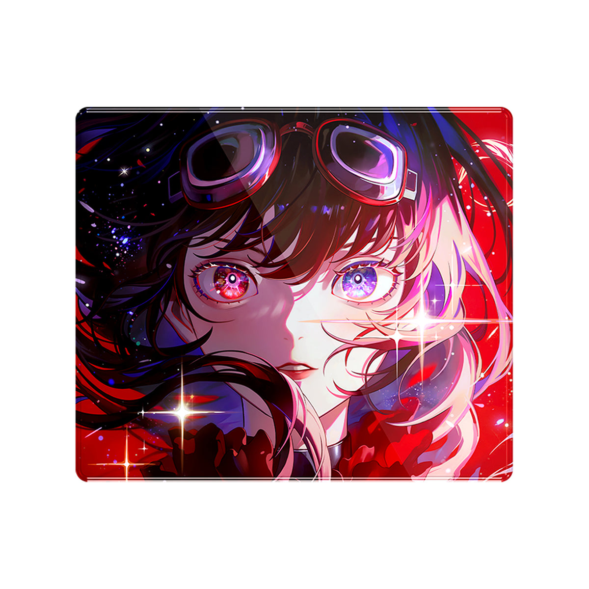 強化ガラス マウスパッド | 微細エッチング 490x420mm