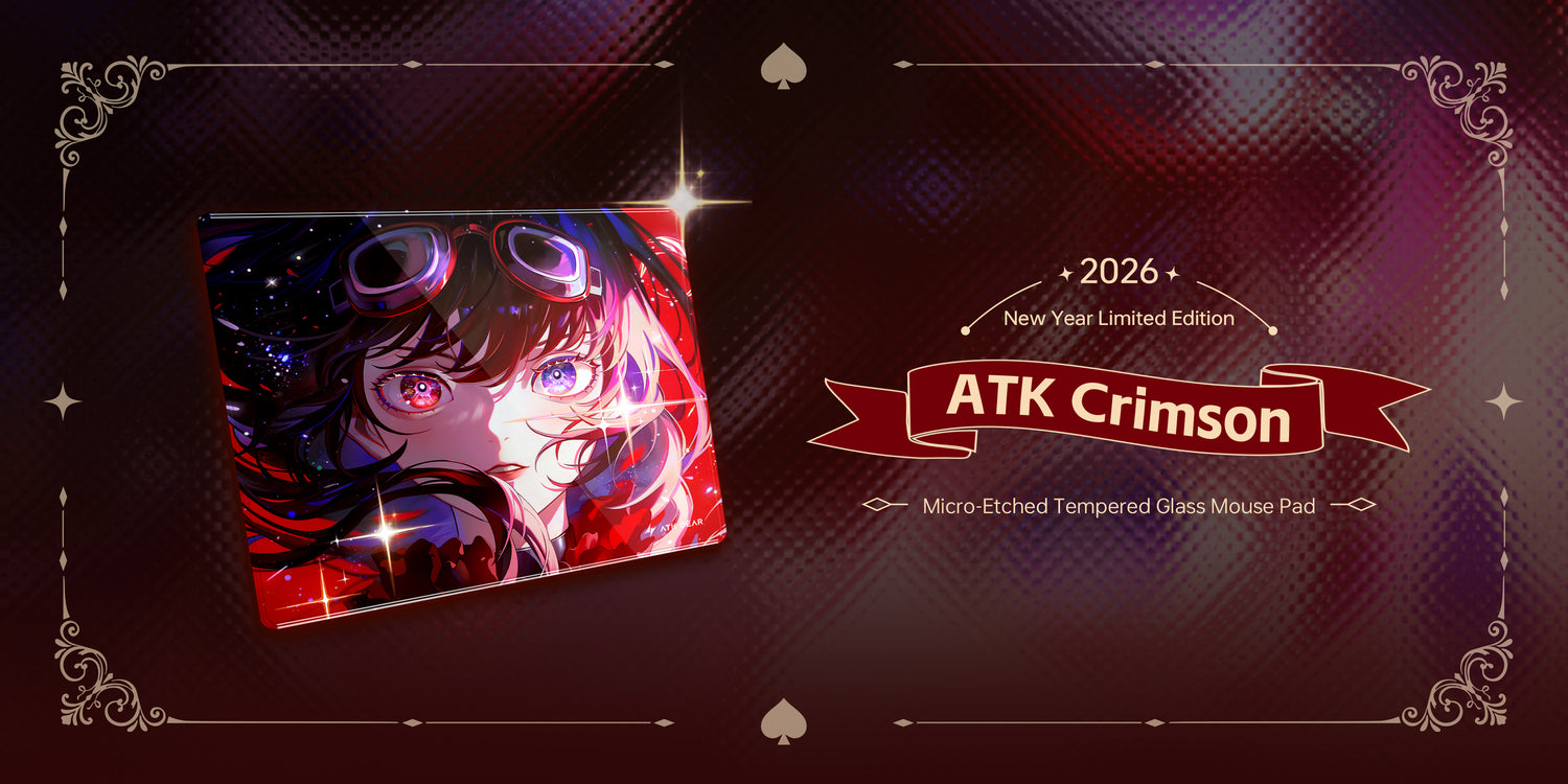 Tempered Glass Mouse Pad | Micro-Etched Anti-Slip 490x420mm