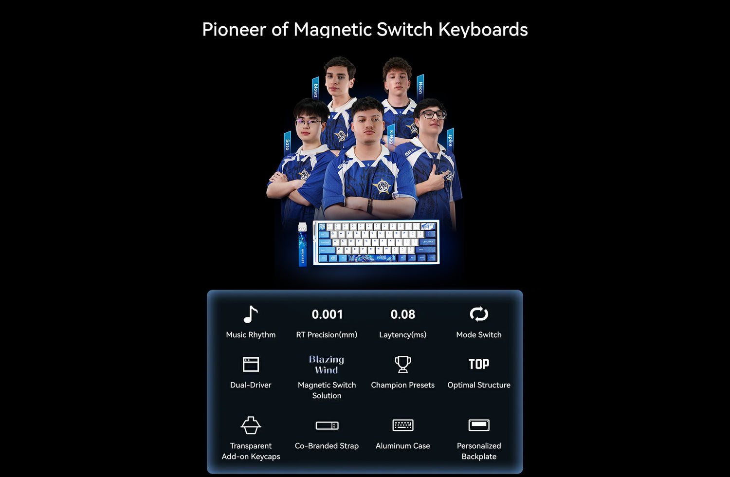 ATK EDGE 63 HE | لوحة مفاتيح Magnetic للرياضات الإلكترونية
