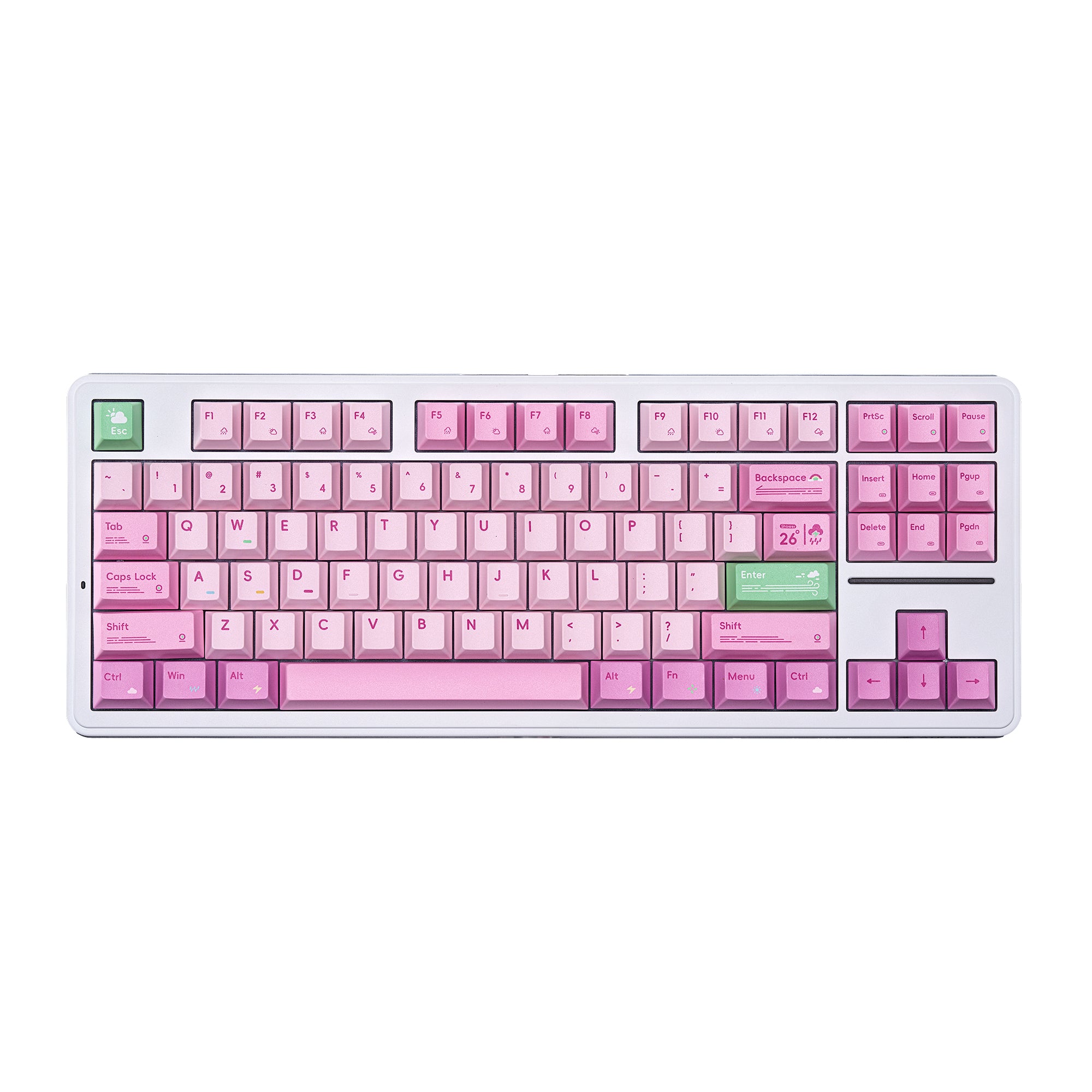 ATK A87 Kabellose mechanische Gaming-TKL-Tastatur