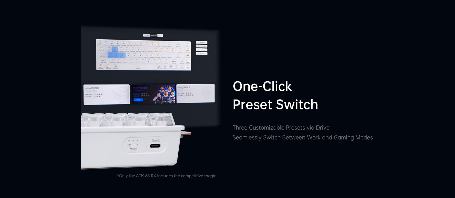 ATK 68 RX Hall Effect Keyboards | ATK