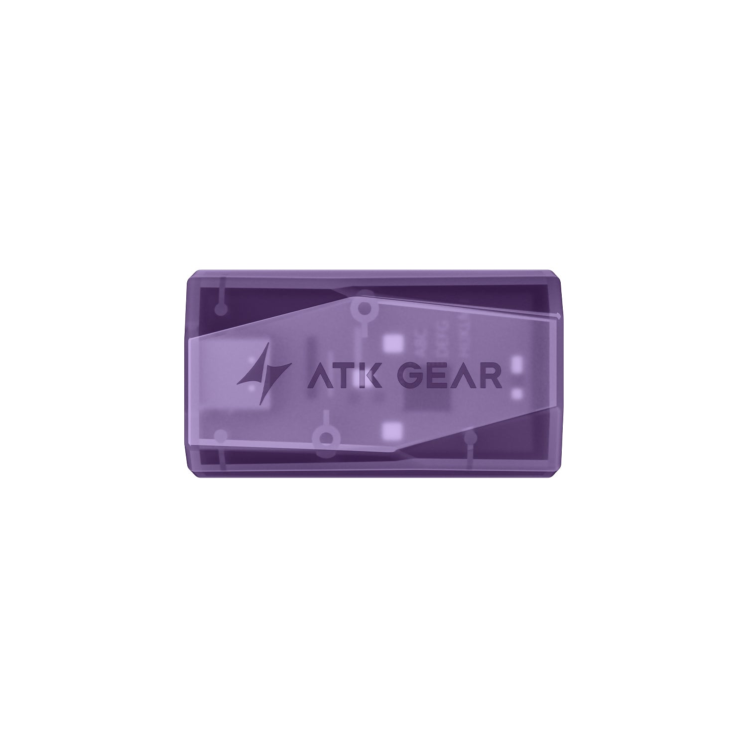 ATK GEM 8K Wireless Dongle with transparent purple casing