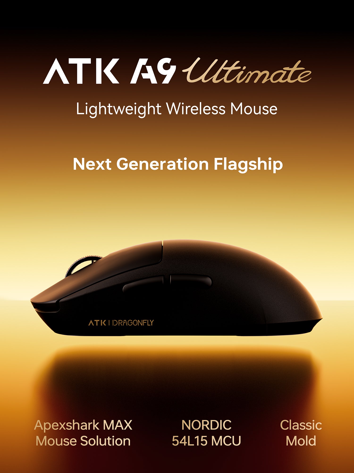 ATK Dragonfly A9 Ultimate Lightweight Wireless Mouse – ATK Gaming Gear
