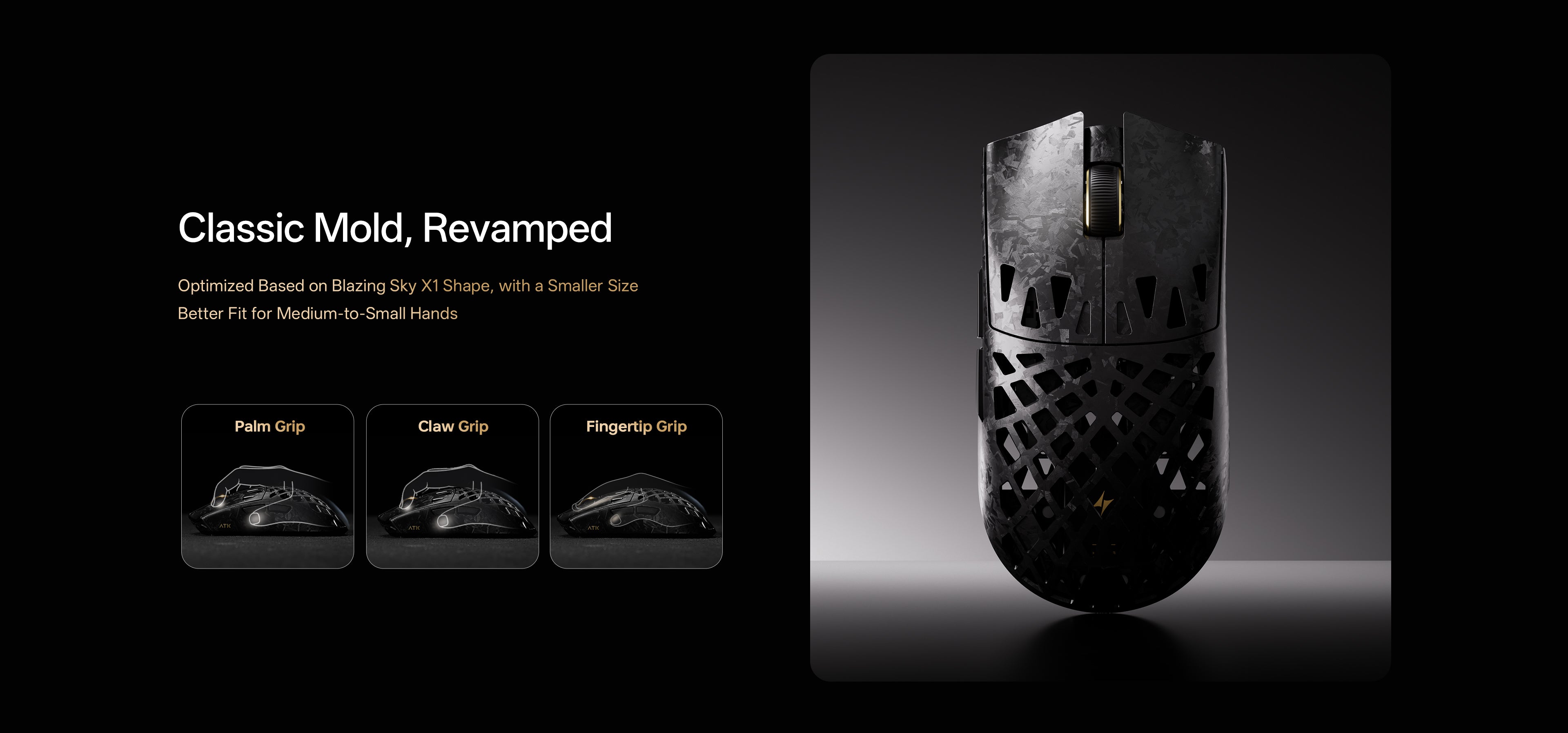 ATK Blazing Sky GHOST ULTIMATE Wireless Gaming Mouse - Cybertronicsbd