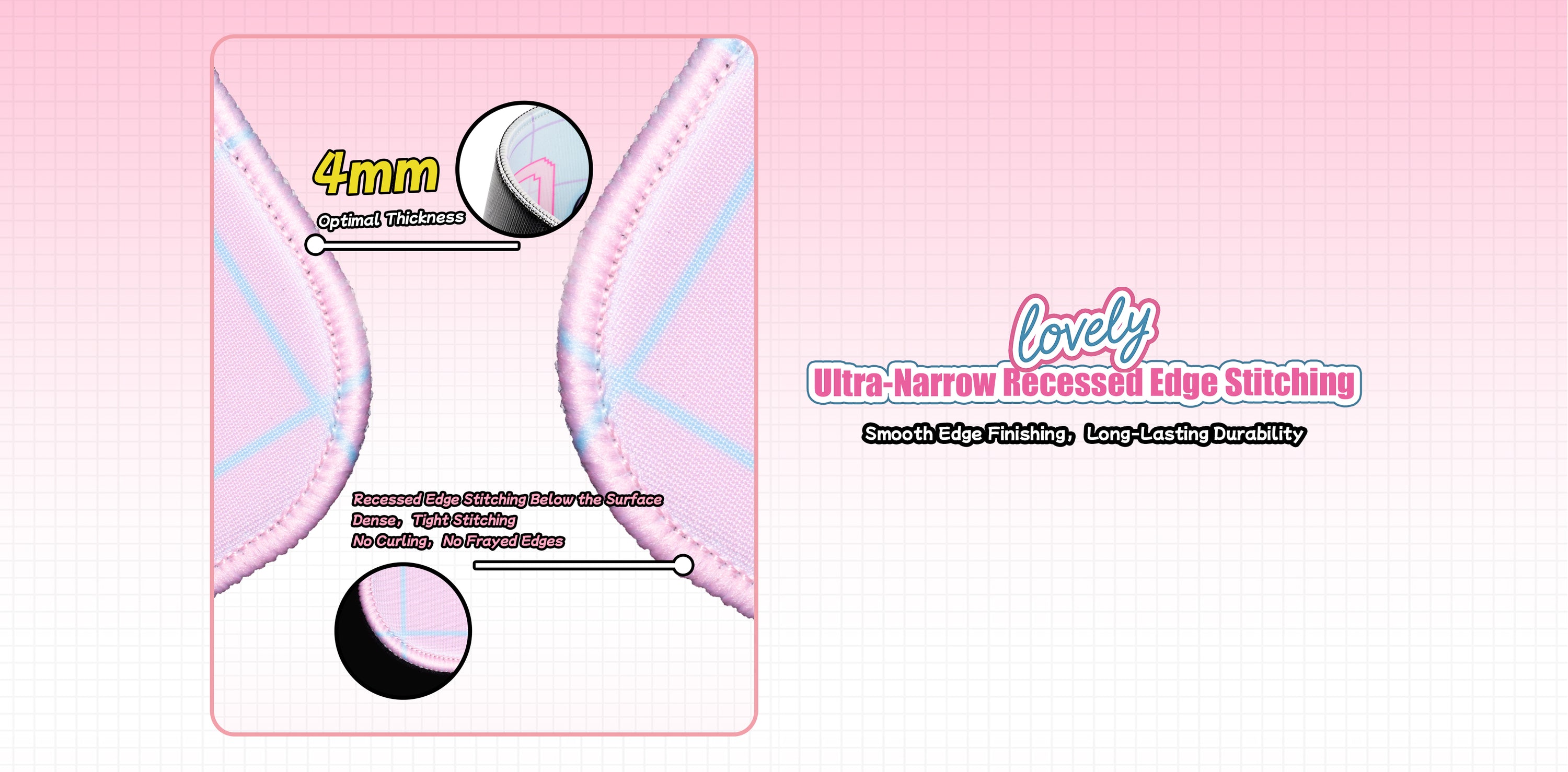 ATK Anime Mouse Pad NANA dimensions 490x420mm