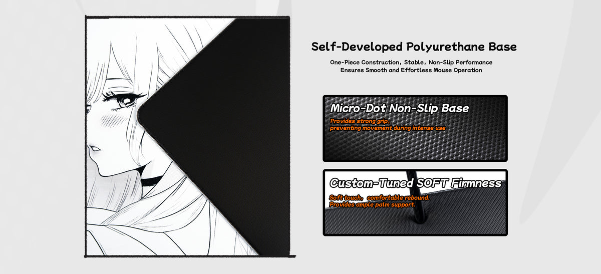 Anime Mouse Pad Reverie | Large Soft 490×420mm
