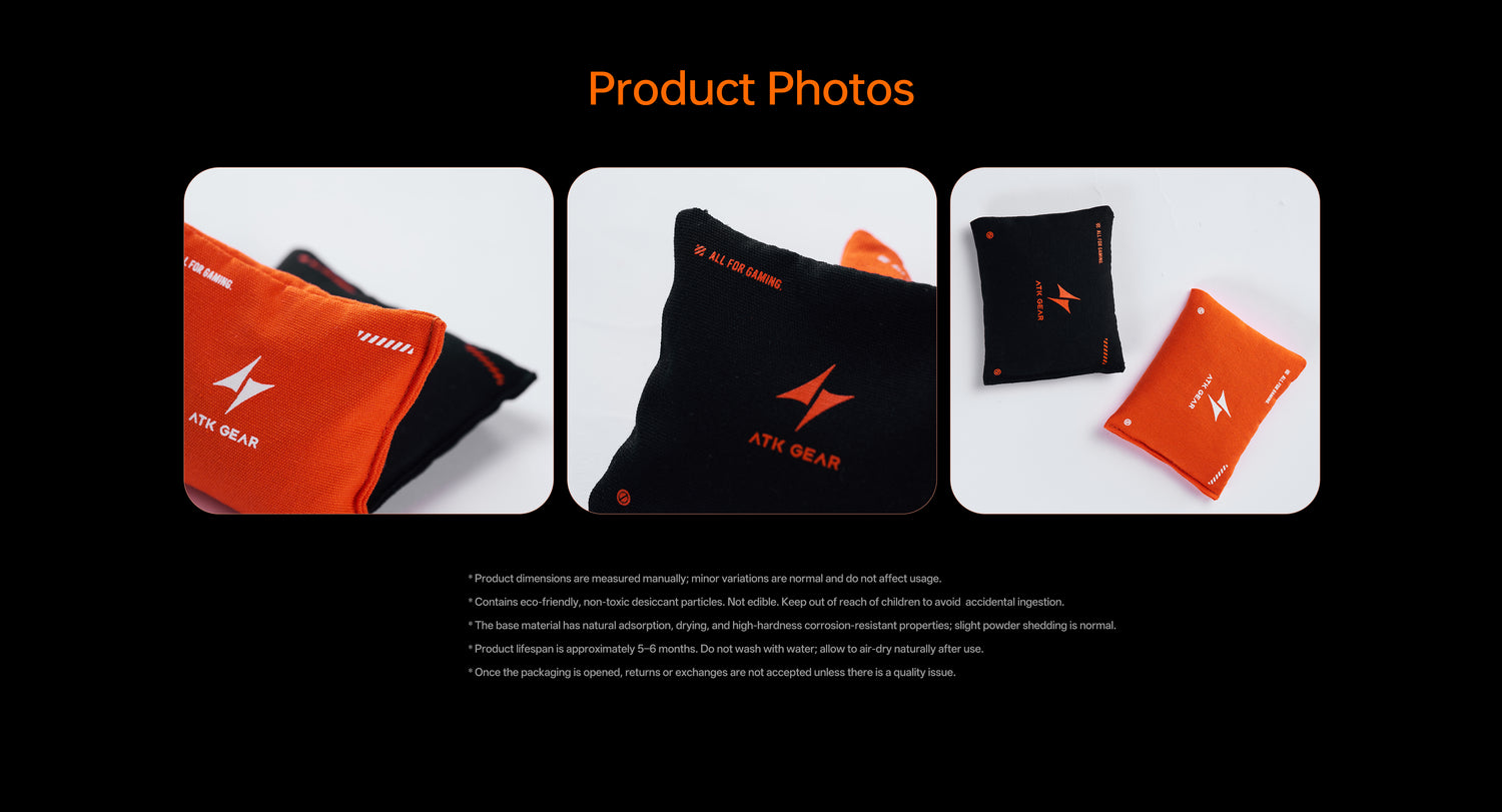 Handheld Sweat Bag | Cotton Canvas Desiccant 100×85×20mm
