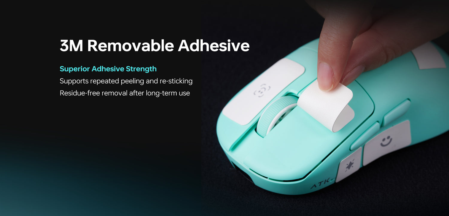Slender Blade Mouse Grip Tape | Thin Anti-Slip Grip