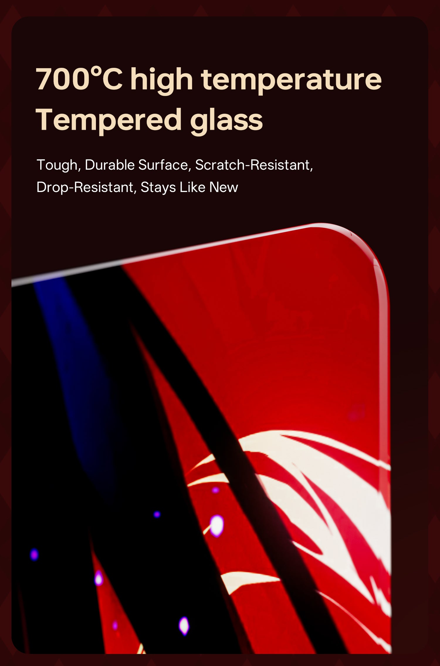 ATK Tempered Glass Mouse Pad - Crimson Limited Edition – ATK