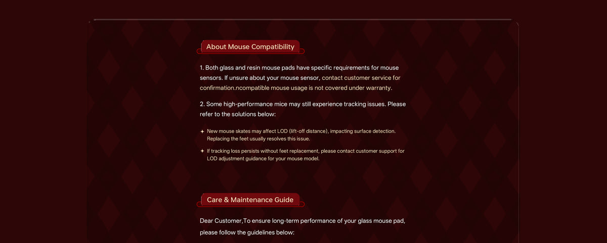 Tempered Glass Mouse Pad | Micro-Etched Anti-Slip 490x420mm