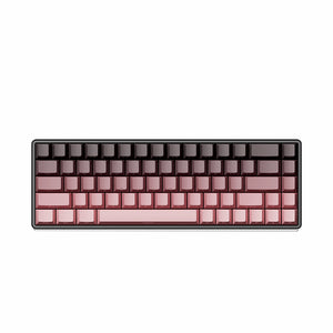 ATK 68 V2 65% mechanical keyboard, gradient rose gold & dark gray Cherry Profile PBT shine-through keycaps.