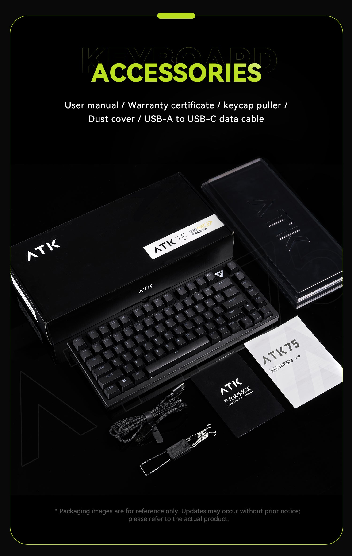 ATK 75 Magnetic Switch Gaming Keyboard
