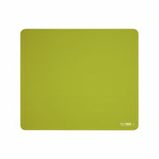 Bright green ATK gaming mousepad with rounded corners and subtle texture. Features ATK logo.