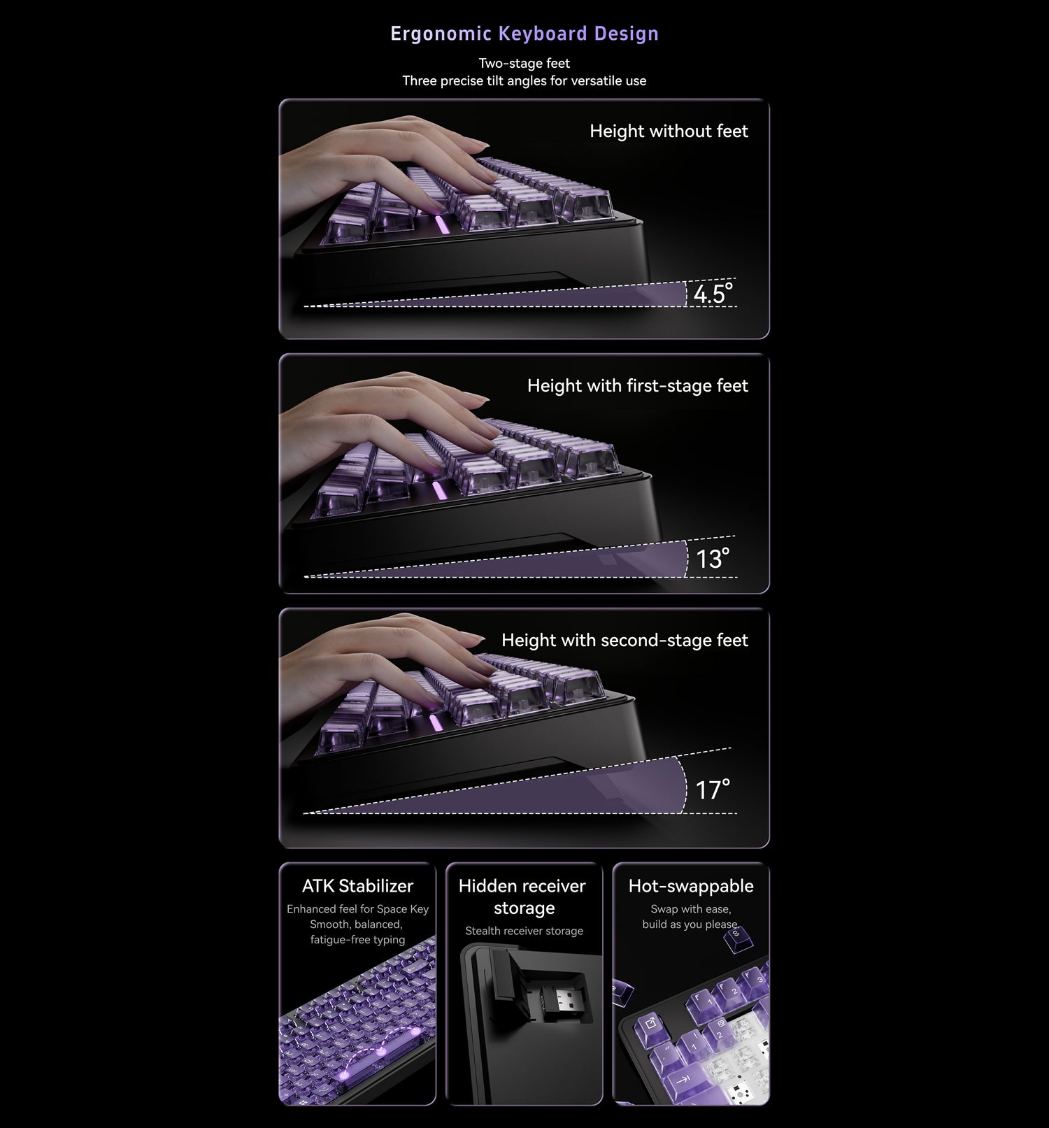 ATK A87 | Wireless Mechanical Gaming TKL Keyboard