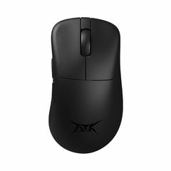 ATK Blazing Sky Z1 Series wireless gaming mouse, matte black with textured scroll wheel.